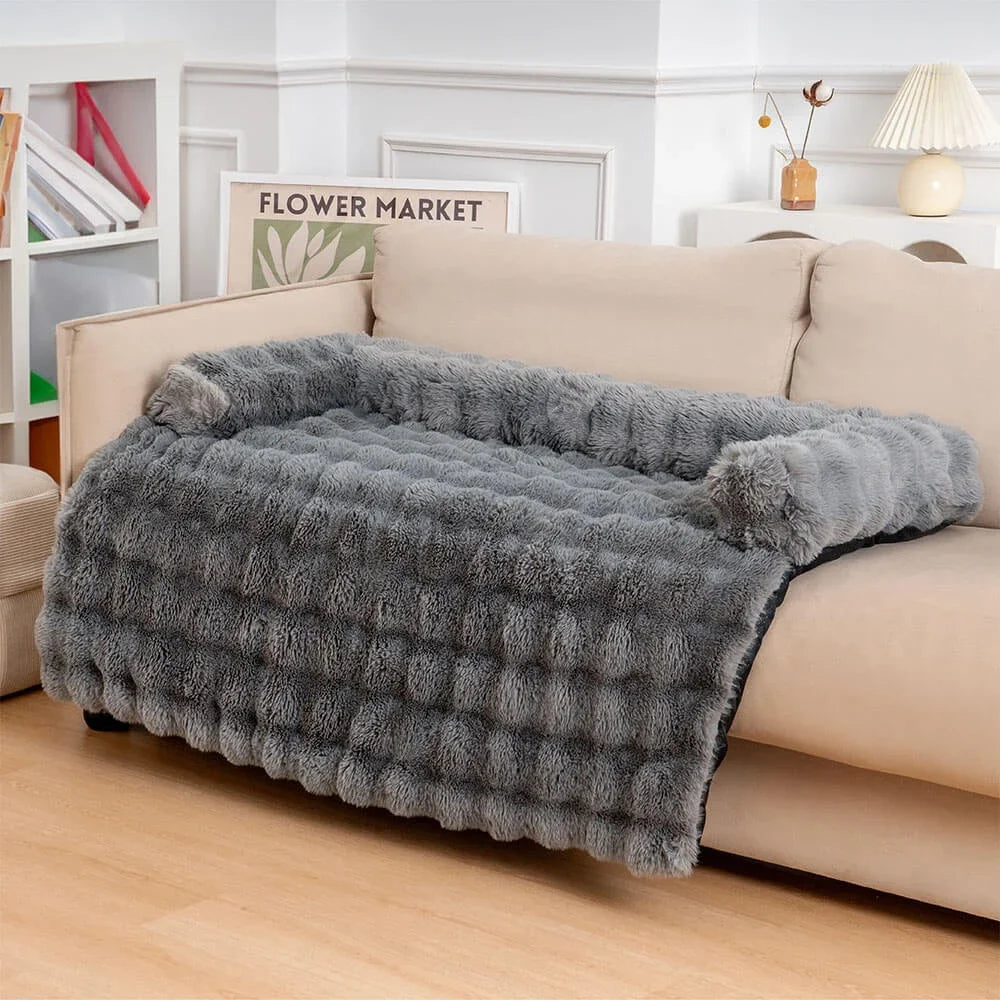 2-in-1 Bankbeschermer en Hondenkussen - Luxe Plush